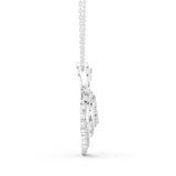 Heartthrob moissanite pendnat
