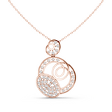 Lil butterfly pendant in moissanites