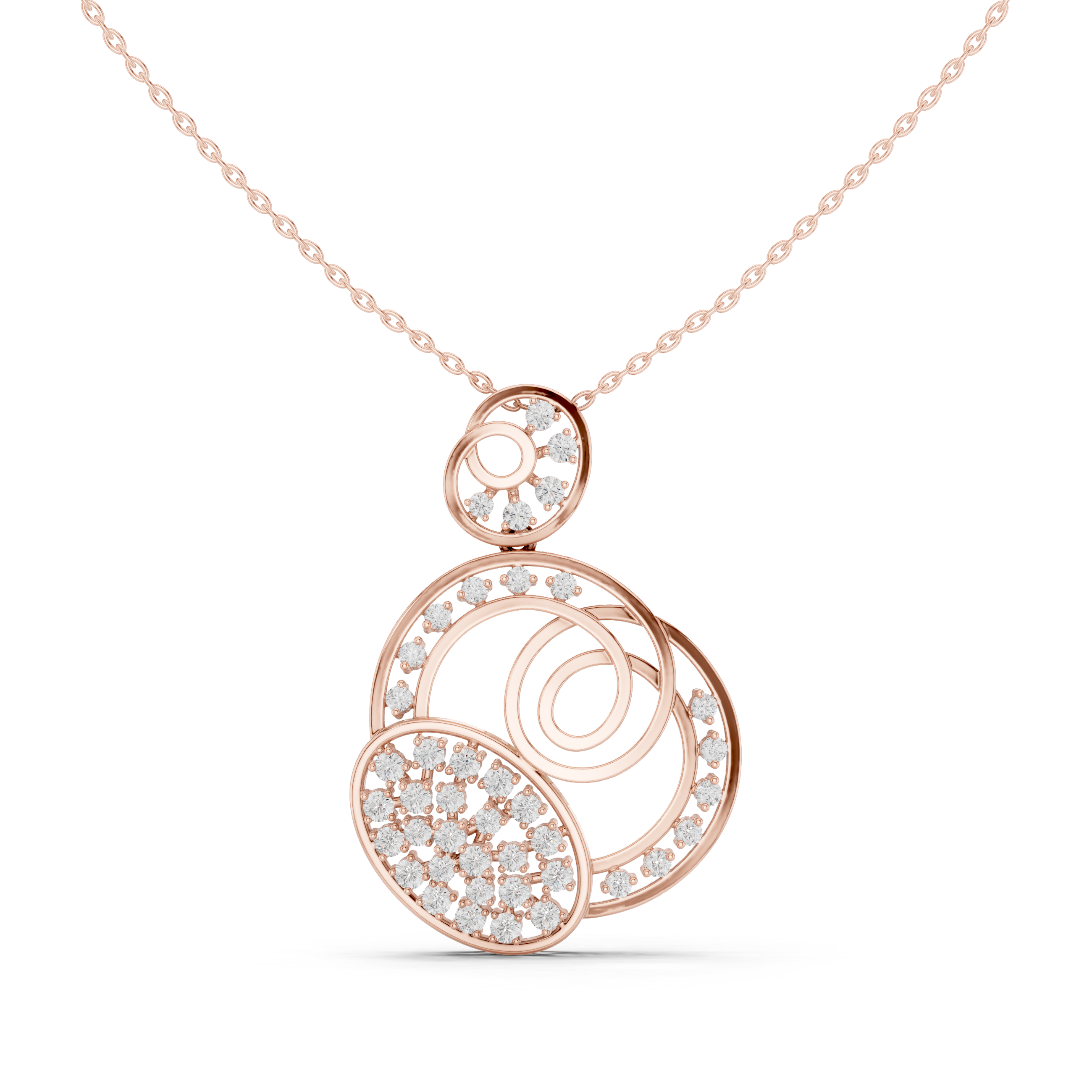 Lil butterfly pendant in moissanites