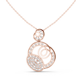Lil butterfly pendant in moissanites