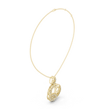Lil butterfly pendant in moissanites