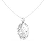 WOKE Peacock moissanite pendant