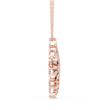 WOKE Trifold moissanite pendant