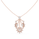 WOKE Trifold moissanite pendant