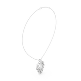 WOKE Trifold moissanite pendant