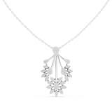 WOKE Trifold moissanite pendant