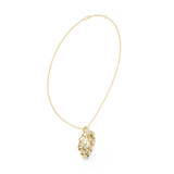 WOKE Trifold moissanite pendant