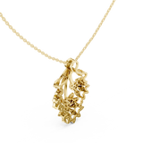WOKE Trifold moissanite pendant