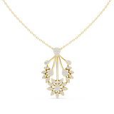 WOKE Trifold moissanite pendant