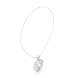 Big flower moissanite pendant