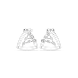 0.36 CT Triangle Lab Grown Diamond Studs in 9K/14K Gold | WOKE