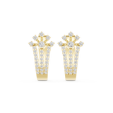 0.608 CT Round Lab Grown Diamond Studs in 9K/14K Gold | WOKE