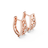0.342 CT Round Lab Grown Diamond Studs in 9K/14K Gold | WOKE