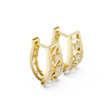 0.342 CT Round Lab Grown Diamond Studs in 9K/14K Gold | WOKE