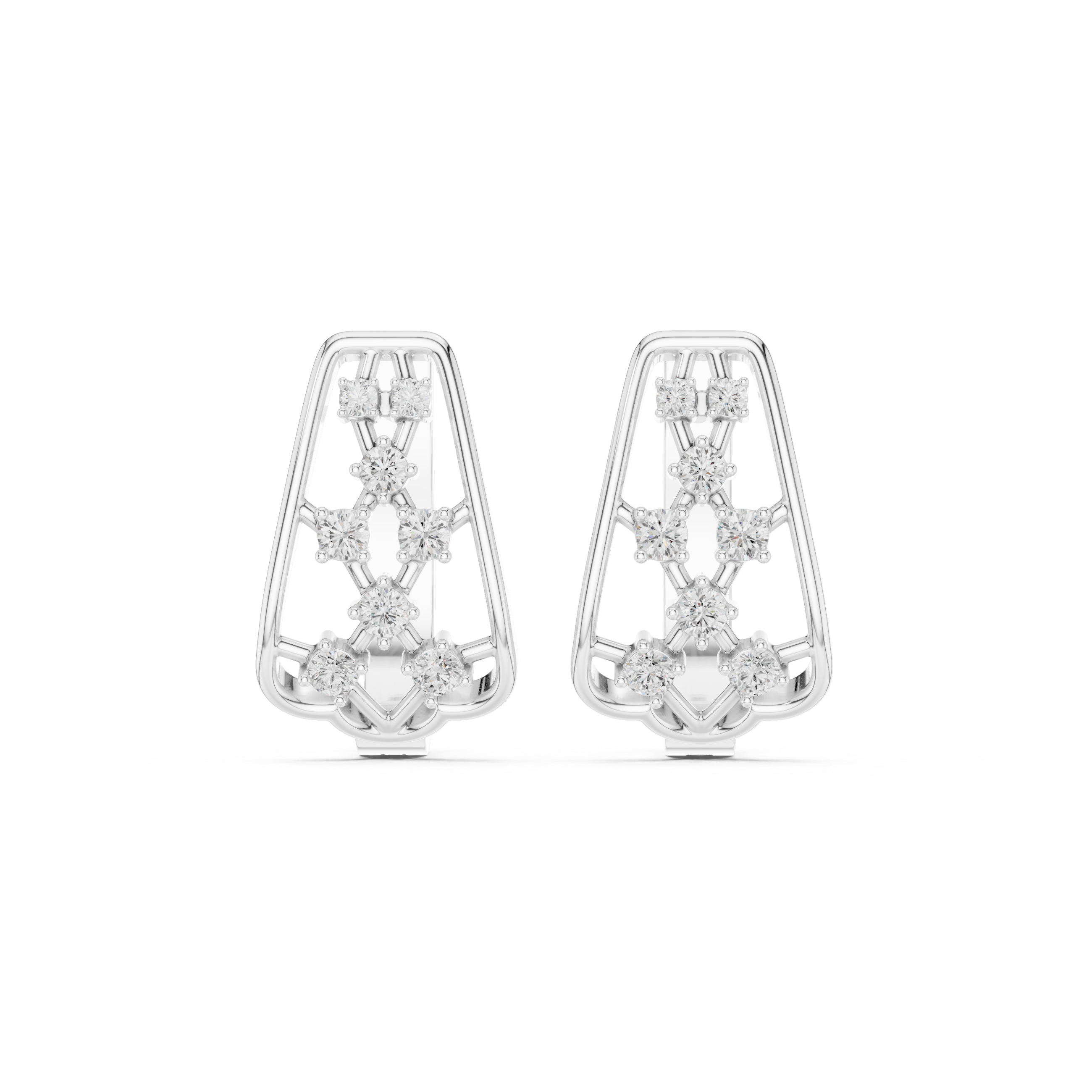 0.334 CT Round Lab Grown Diamond Studs in 9K/14K Gold | WOKE