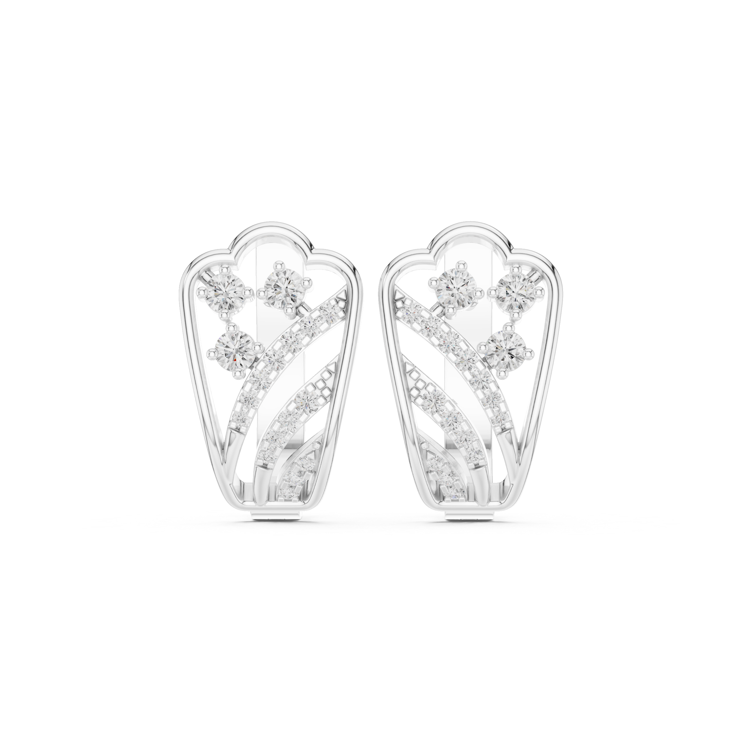 0.37 CT Round Lab Grown Diamond Studs in 9K/14K Gold | WOKE