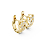 0.37 CT Round Lab Grown Diamond Studs in 9K/14K Gold | WOKE