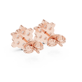 Glittery moissanite studs| WOKE