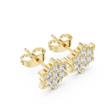 Glittery moissanite studs| WOKE