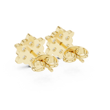Glittery moissanite studs| WOKE