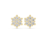 Glittery moissanite studs| WOKE