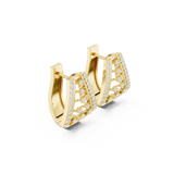 0.48 CT Round Lab Grown Diamond Studs in 9K/14K Gold | WOKE