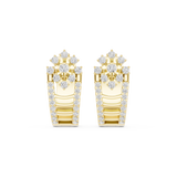 0.614 CT Round Lab Grown Diamond Studs in 9K/14K Gold | WOKE