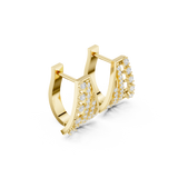 0.488 CT Round Lab Grown Diamond Studs in 9K/14K Gold | WOKE