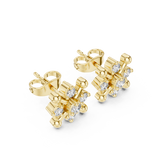 X Lab Diamond Gold studs | 9K/14K GOLD