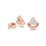 Tri Paw Lab grown diamond studs | WOKE