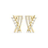 X Cross earring in LGD | 9K/14K