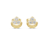 Tri Paw Lab grown diamond studs | WOKE
