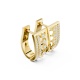 0.486 CT Round Lab Grown Diamond Studs in 9K/14K Gold | WOKE