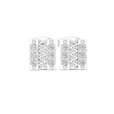 Moissanite daily rocker studs| WOKE