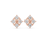 4 Diamond studs in 9K/14K