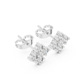 4 Diamond studs in 9K/14K
