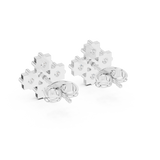 Snowflake studs in Lab growns| WOKE