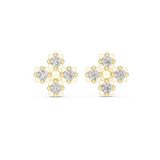 Snowflake studs in Lab growns| WOKE