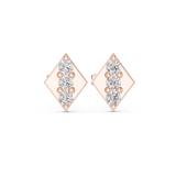 Micro set unisex stud in 9K/14K Gold | WOKE