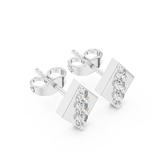 Micro set unisex stud in 9K/14K Gold | WOKE