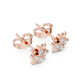 Micro flower Lab grown diamond | 9k/14k Gold WOKE