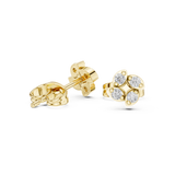 Diamond pressure set micro studs | WOKE