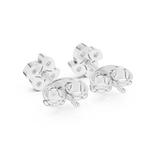 Diamond pressure set micro studs | WOKE