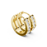 Hexagonal soft Bali earrings | WOKE