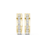 0.54 CT Round Lab Grown Diamond Studs in 9K/14K Gold | WOKE