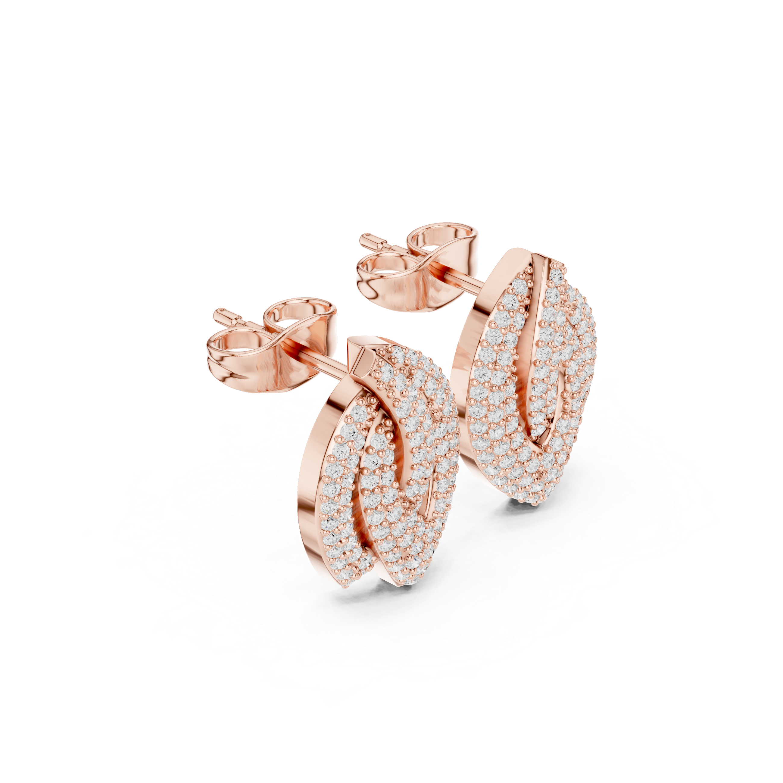 Lab grown diamonds unisex studs | 9K/14K