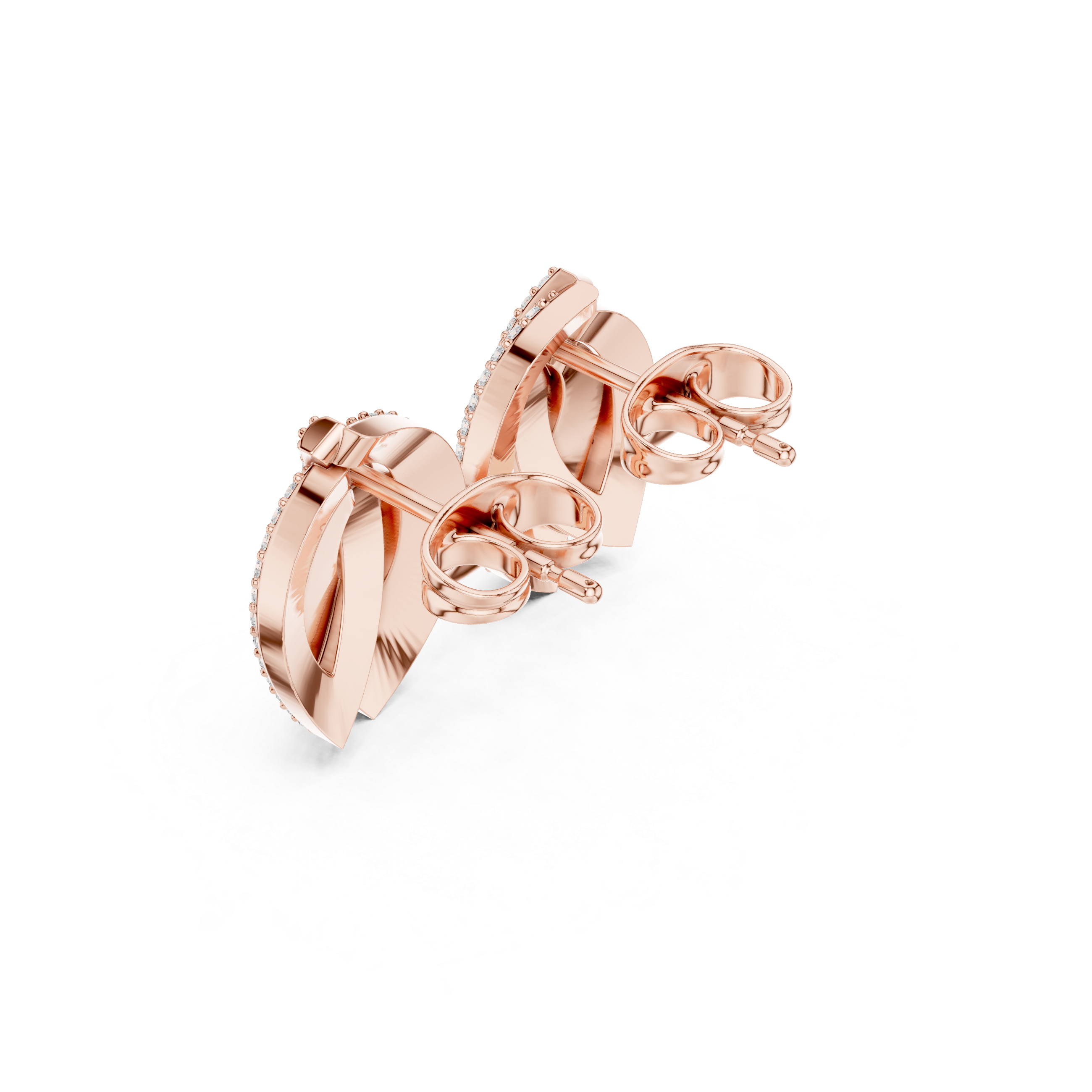 Lab grown diamonds unisex studs | 9K/14K