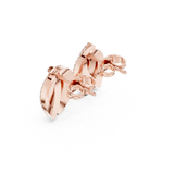 0.576 CT Round Lab Grown Diamond Studs in 9K/14K Gold | WOKE