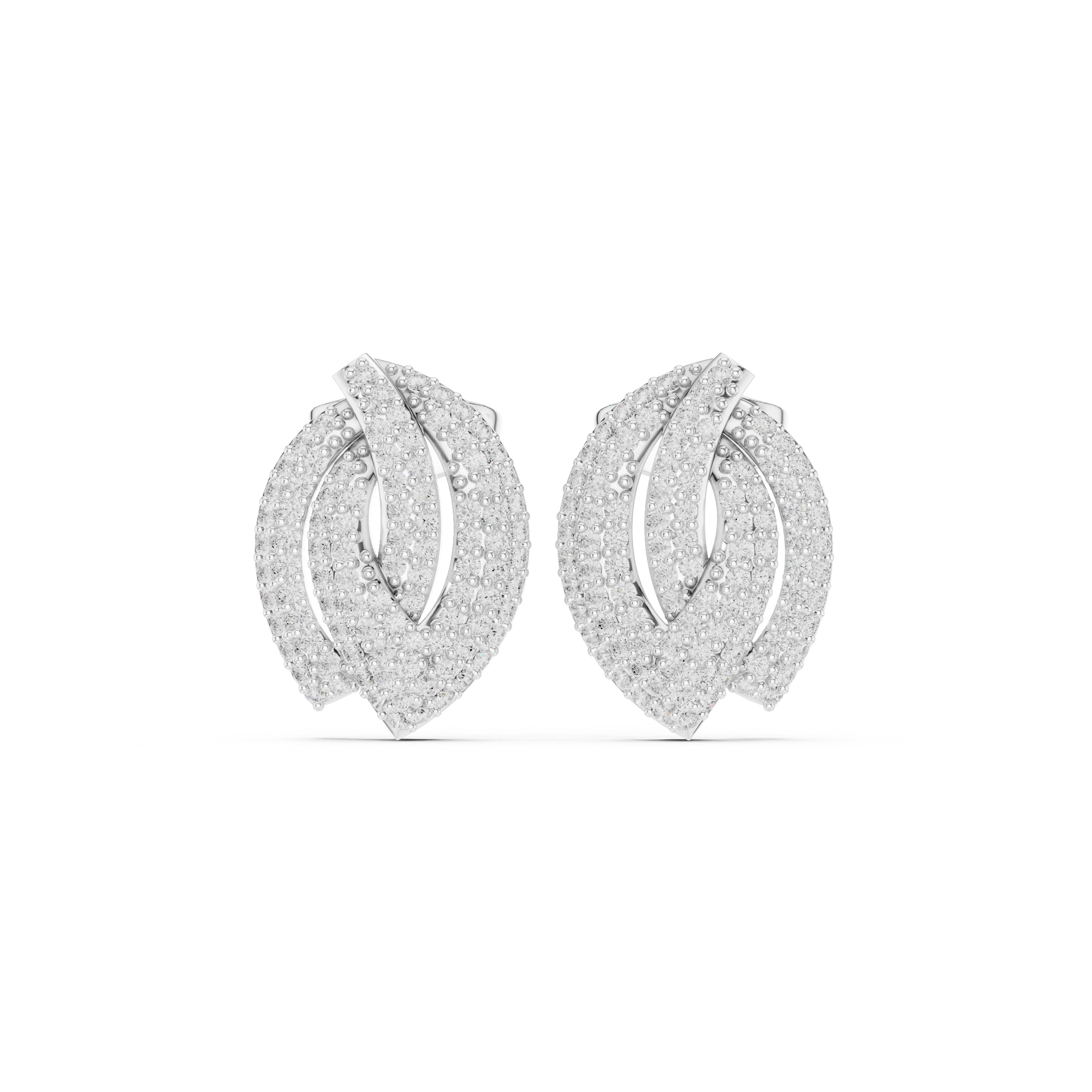 Lab grown diamonds unisex studs | 9K/14K