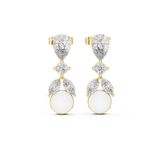 1.63 CT Round Pear & Marquise Lab Grown Diamond Studs in 9K/14K Gold |WOKE